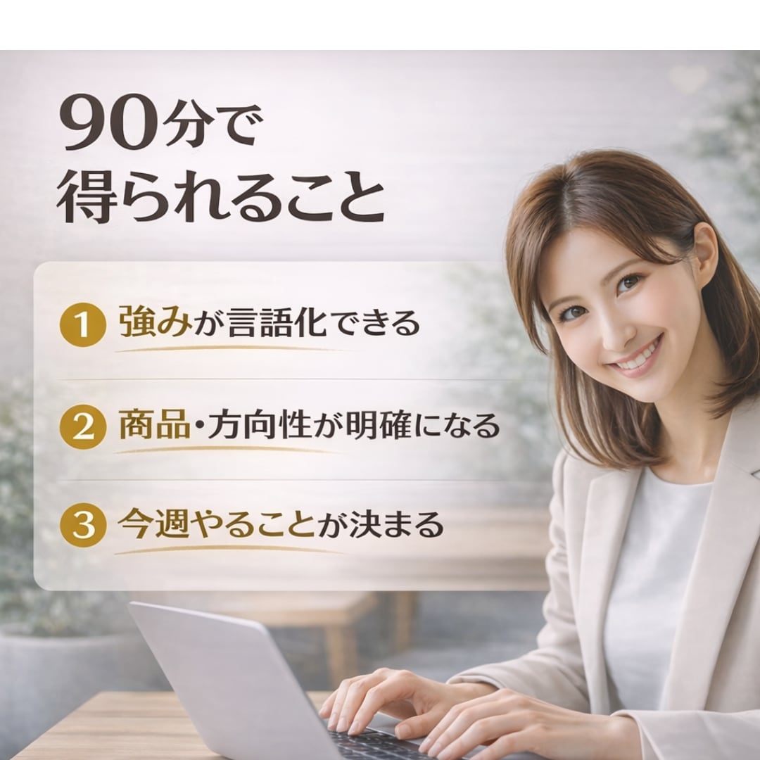 起業の壁打ち相談｜強みを収益化0→1コンサルします 起業相談・商品設計・方向性整理までサポート【★5.0・実績】 イメージ4
