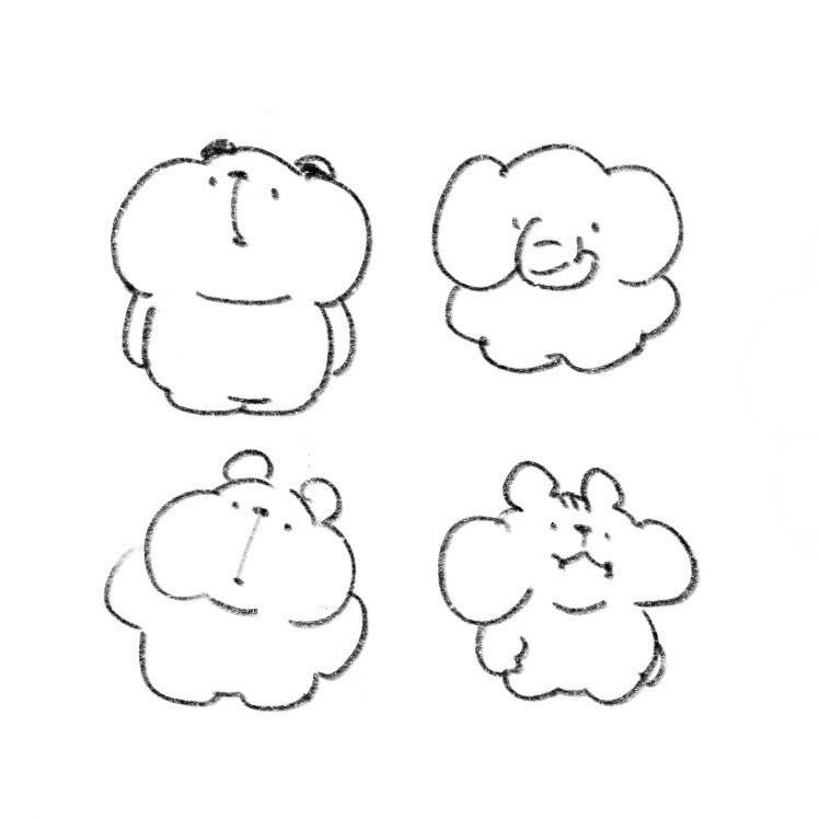 アナログ風のかわいい動物イラストを制作します SNSのアイコンにお悩みの方へ、癒しで周りと差をつけます！ イメージ2
