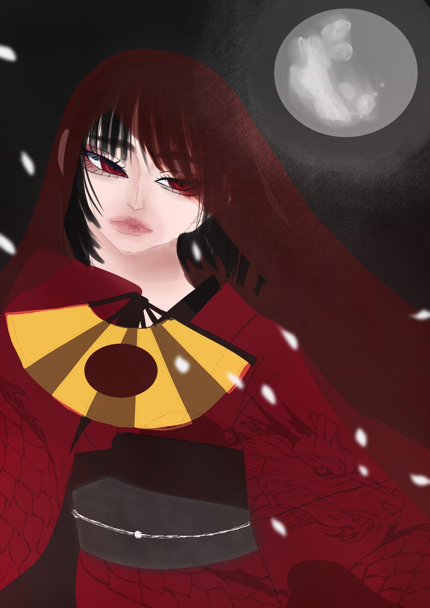 和風イラスト丁寧に制作します 想いが伝わる、静かなイラスト。 イメージ4