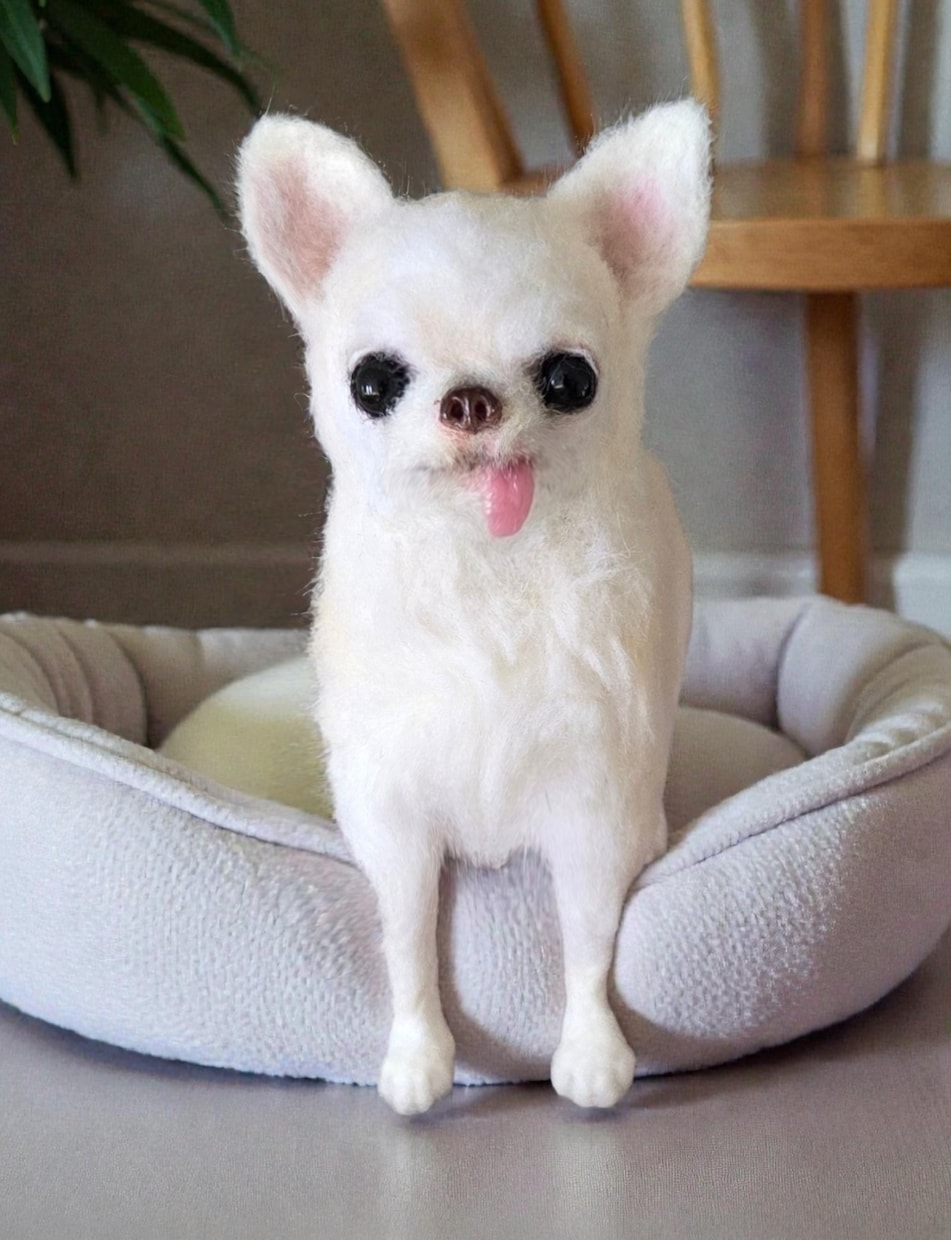 大切な愛犬さんをお作りします うちのコ羊毛フェルトワンコオーダー イメージ2
