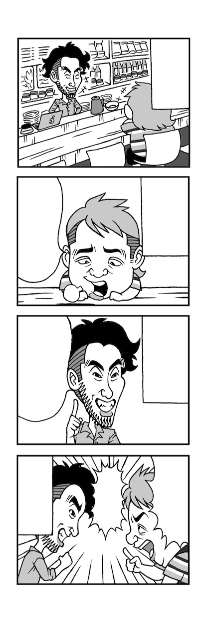コミカルに伝える4コマ漫画制作します 日本似顔絵検定協会公認の似顔絵師が制作 イメージ2