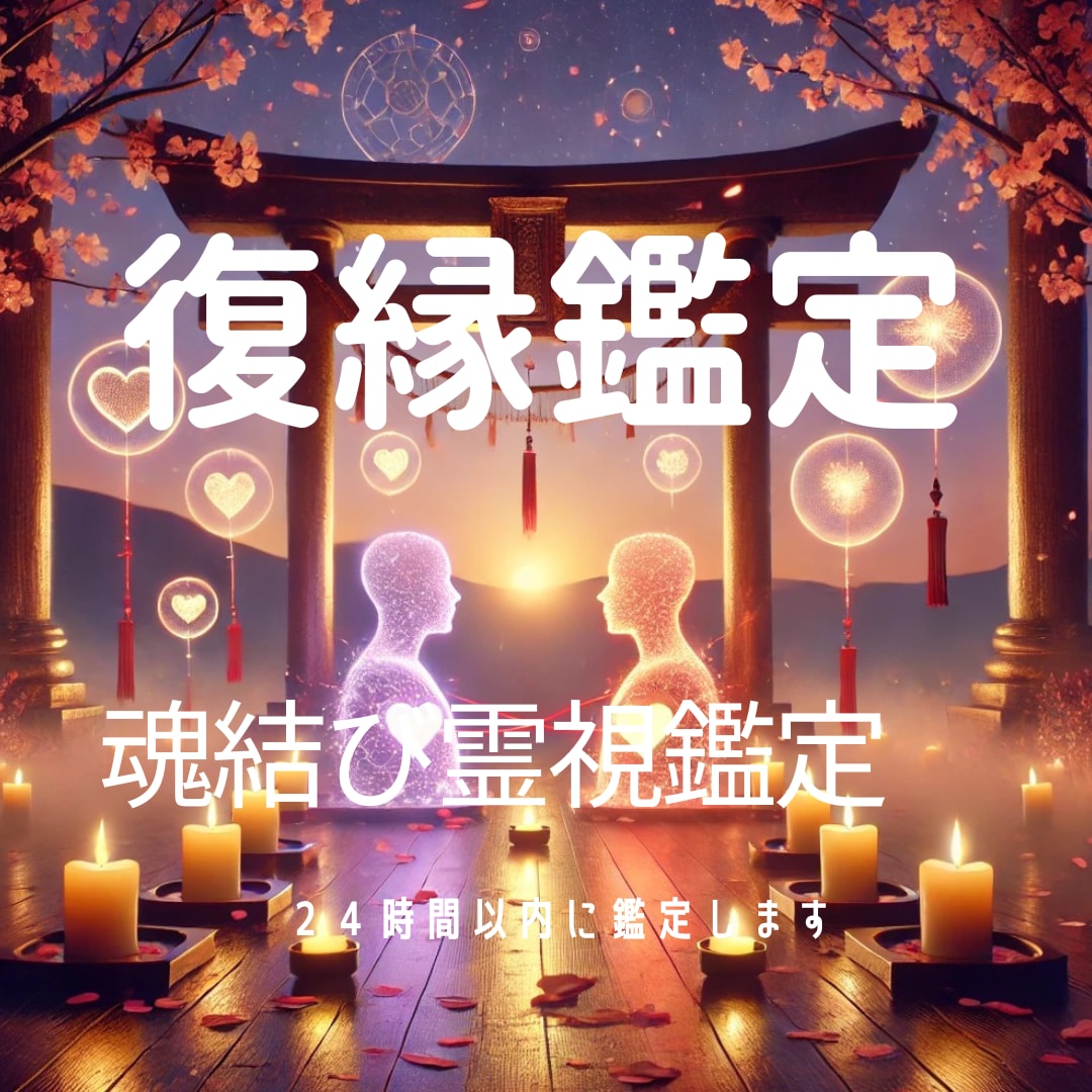 魂のご縁結び直し～霊視で再び二人の運命を紡ぎます あなたが望む再会と愛の記憶を呼び覚まし、復縁の光へと導きます イメージ1