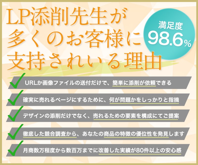 LP・商品ページ添削します なぜ売れないのか、どうしたら売れるのかを確実に指導します！ イメージ2