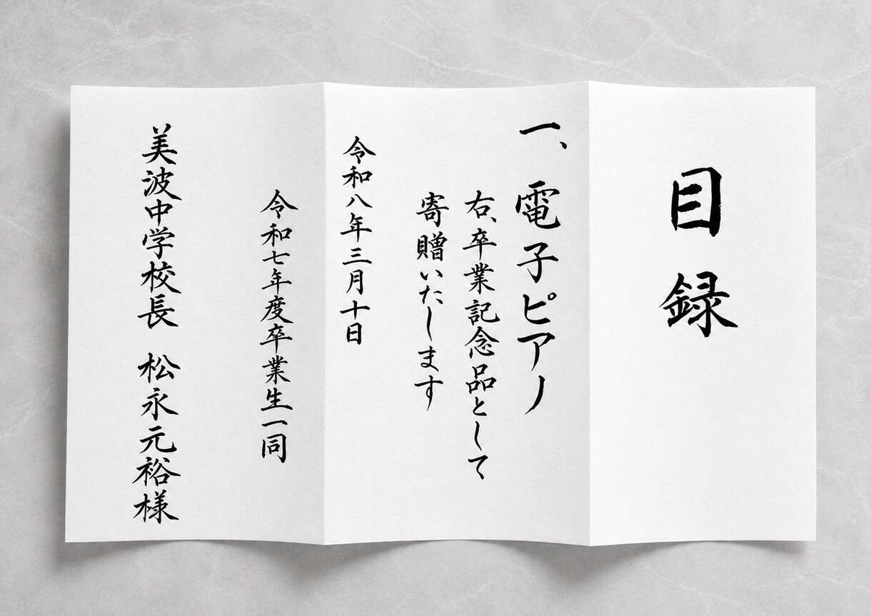 筆耕経験を活かし美しい筆文字で代筆しますます 企業様・個人様どちらも対応可能です イメージ4
