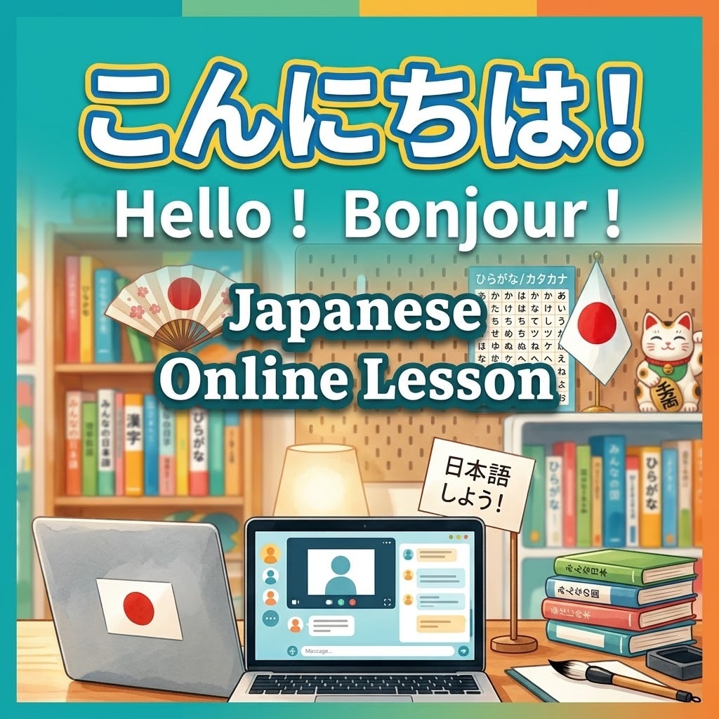 オンライン日本語レッスンをします 日本語がうまくなりたい【フランス人】集まれー！ イメージ1