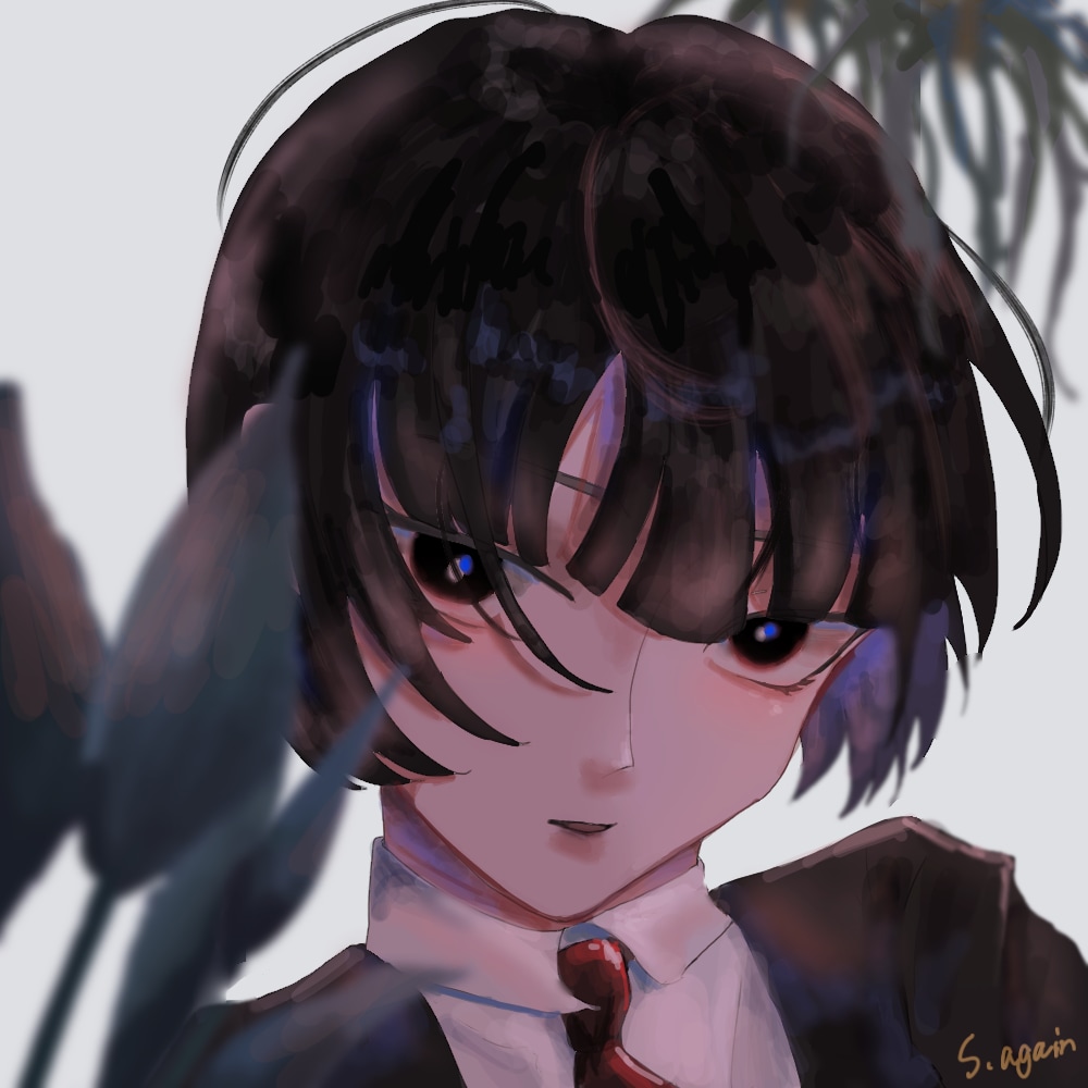 印象的なアイコン描きます どんな角度でも透明感のあるイラストでも描きます イメージ4