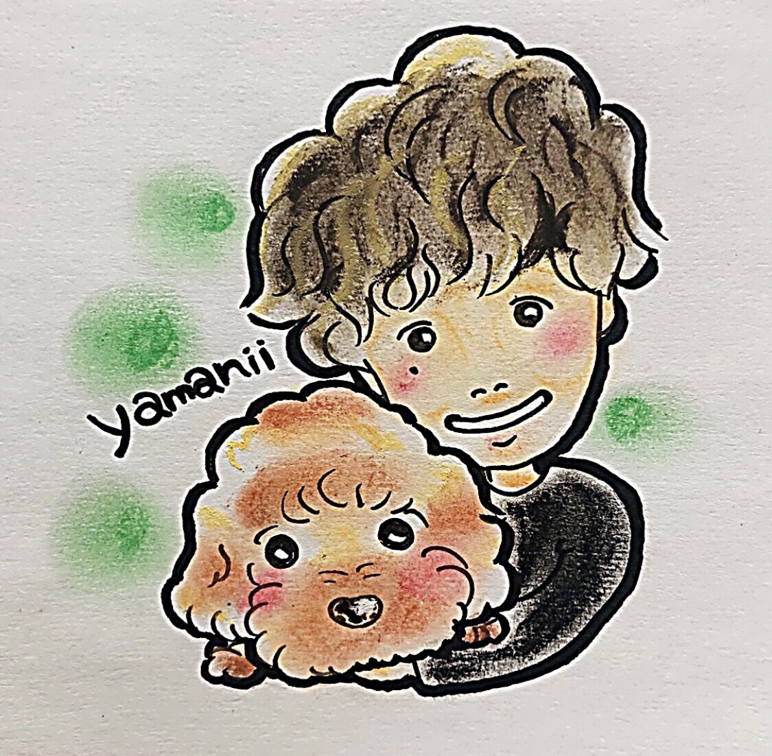 あったかいシンプルな似顔絵描きます アイコン画や名刺の挿絵などに♬似顔絵師してます！ イメージ2