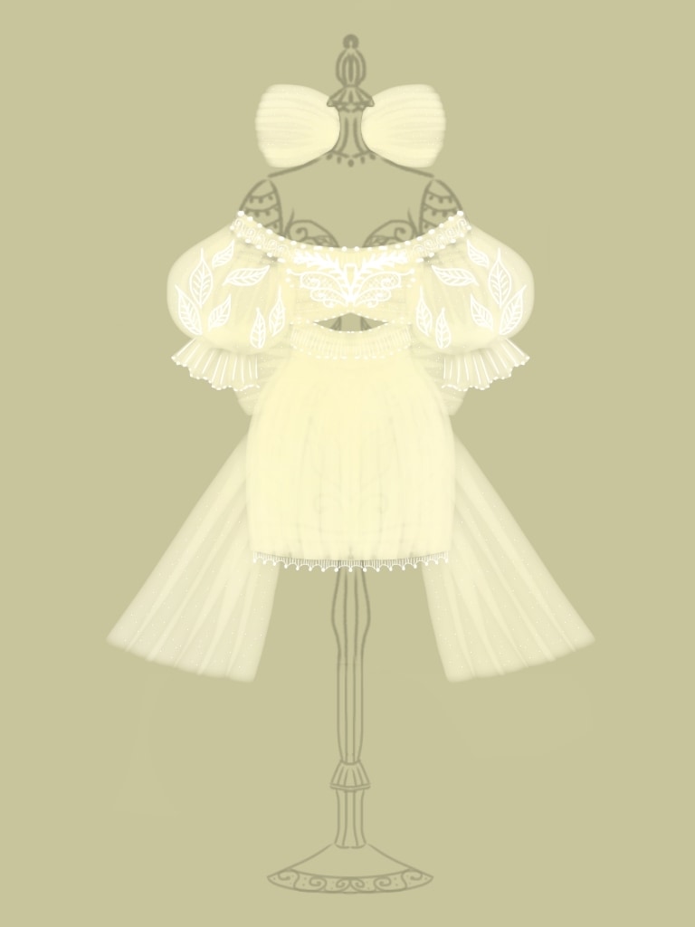 ファッションイラストおしゃれに描きます ヴィンテージ風な洋服、ドレスやワンピースのデザインを描きます イメージ8