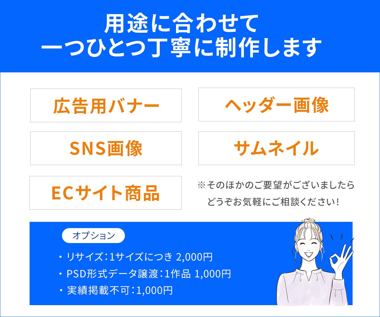 高品質×スピード対応！WEB画像制作します クリック率を高めるデザインをご提案いたします！ イメージ2