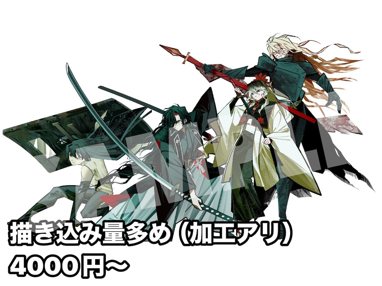立ち絵制作いたします シンプルでパキッとした塗りでキャラを引き立たせます イメージ4