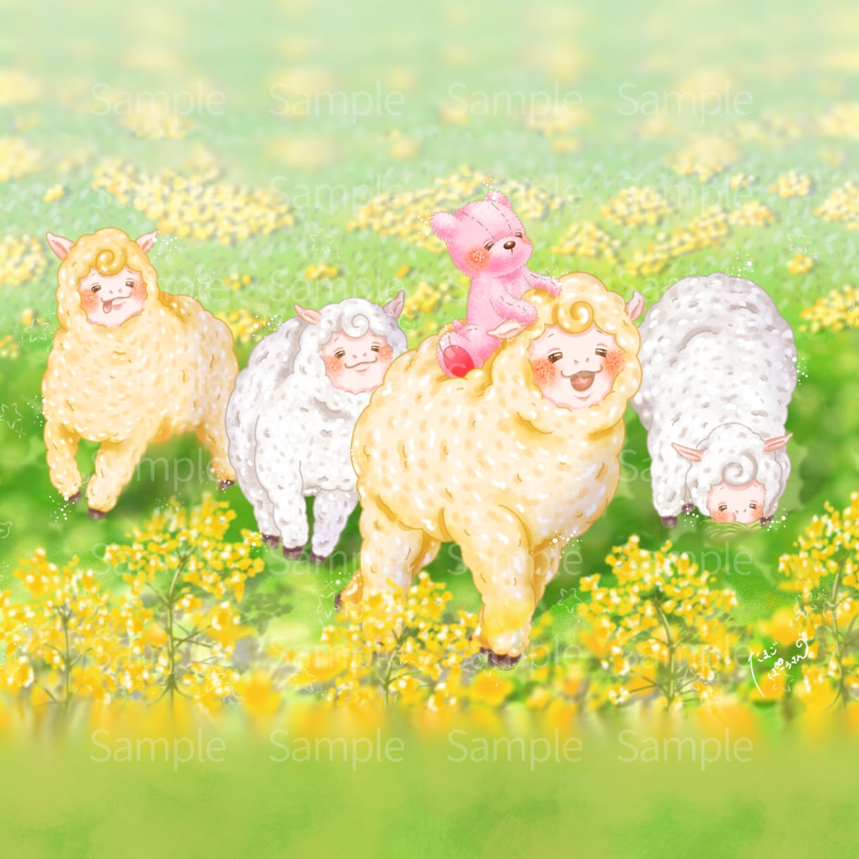 ほわっとかわいい癒し系イラストお描きします 美大卒イラストレーターがあなたのSNSにほっこり癒しをお届け イメージ4