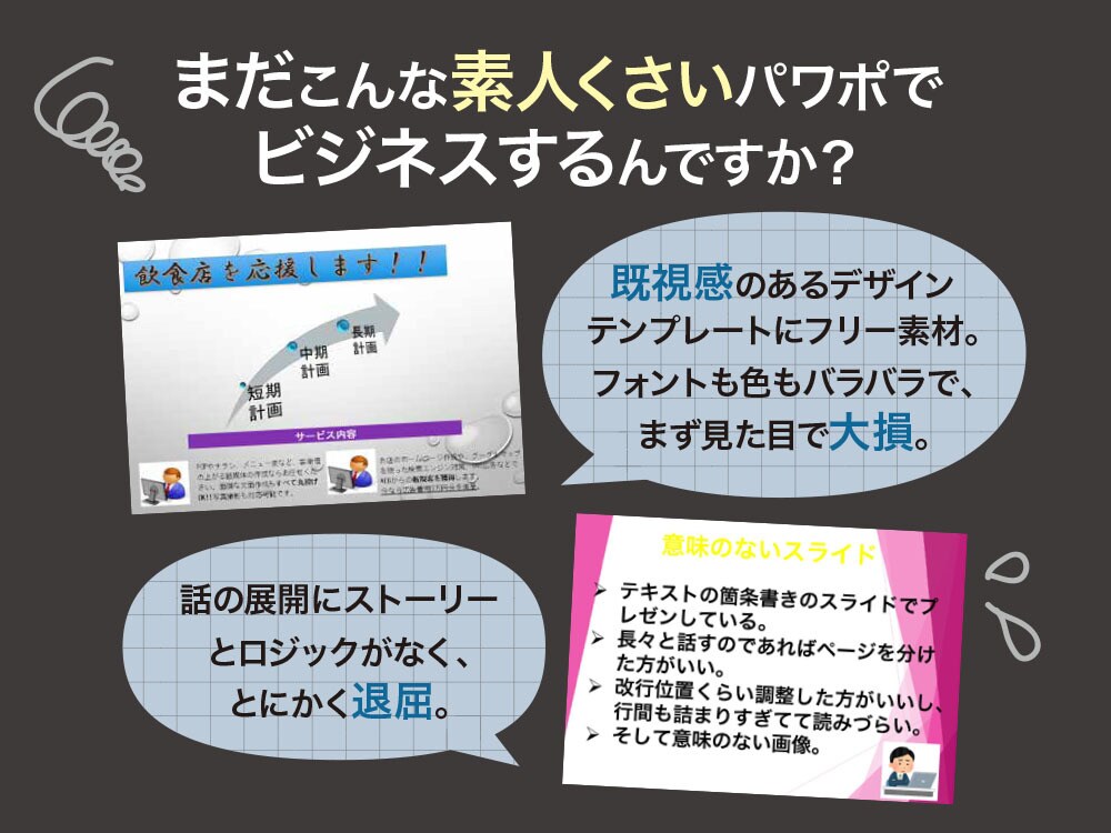 ビジネスで成果を出すために本当に必要な資料作ります 10年間で1万ページ以上作成したコンサルタントがプロデュース イメージ3