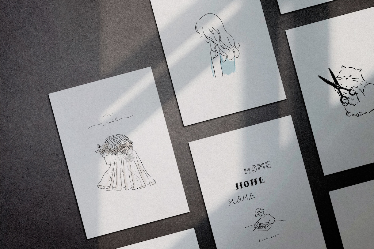 ゆるく、イラストを描きます 選べるテイストでお好みの雰囲気に。アイコン、挿絵、グッズなど イメージ4