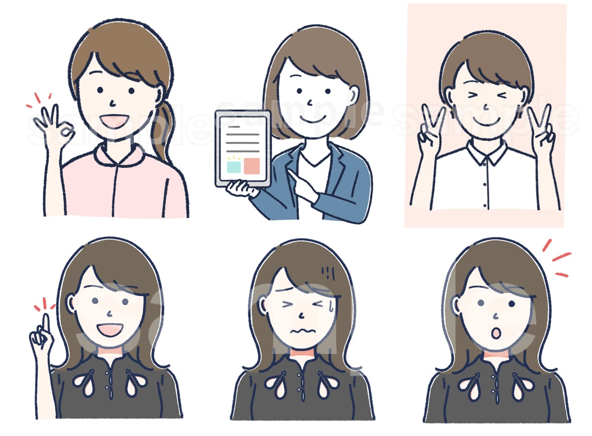 SNS/ブログ用ゆるシンプルイラスト作成します 【印象アップ】親しみやすい手書きイラスト イメージ7