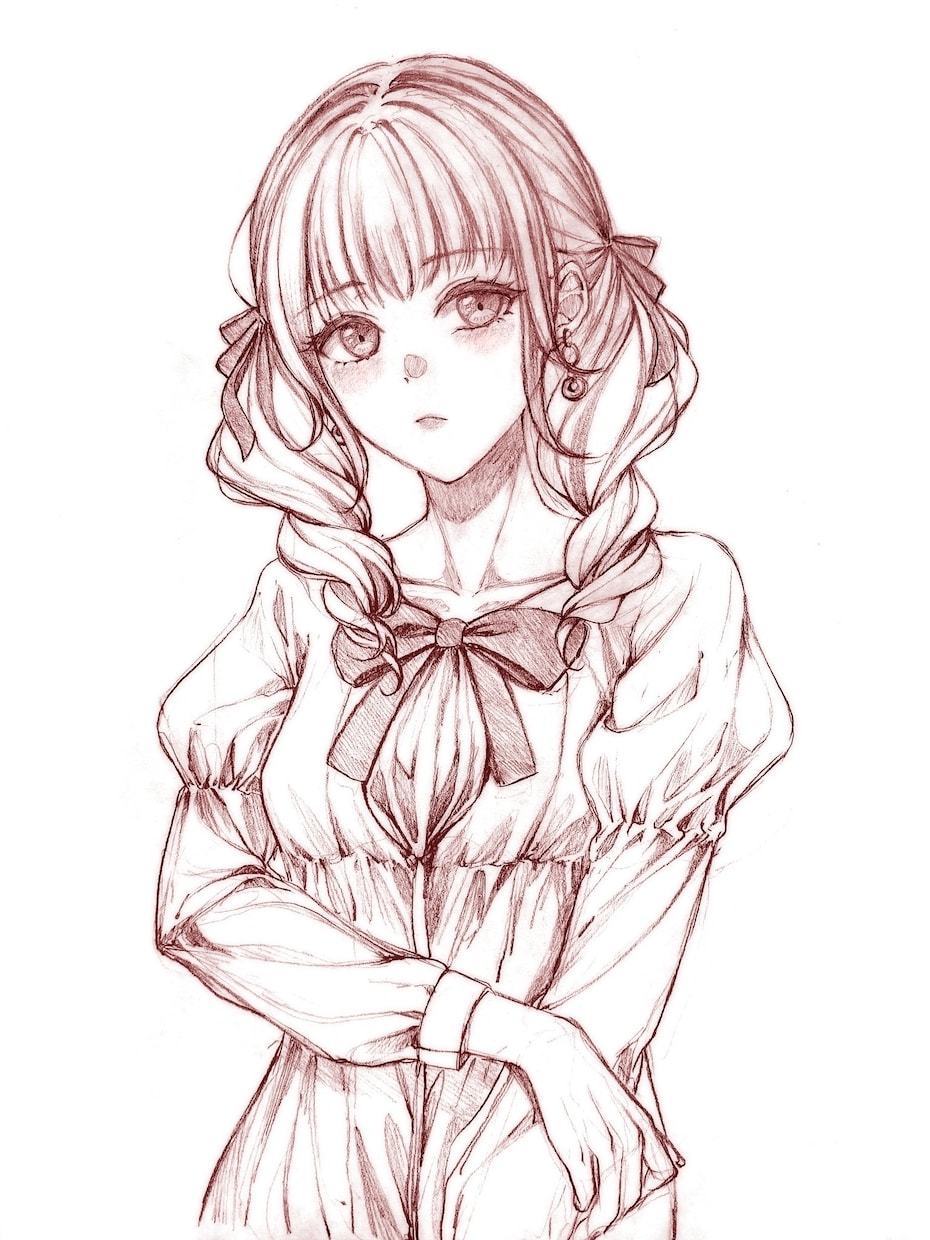 鉛筆アナログイラスト・挿絵作成します 繊細な線画イラスト、お届けいたします✉ イメージ2