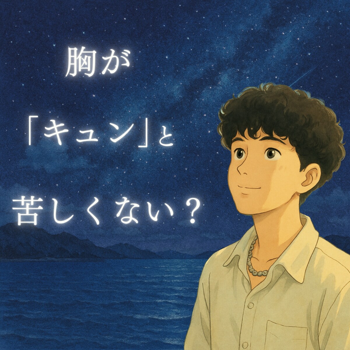 一人で抱えないで。「キュン」と痛む胸、軽くします 男性の私が❦心を込めてお聞きします イメージ1