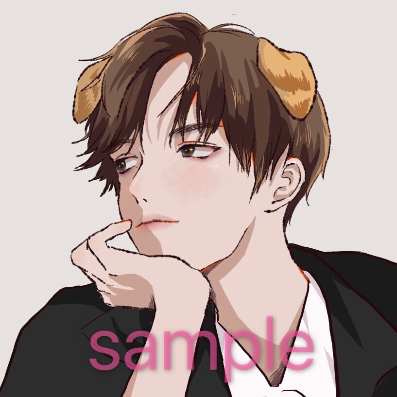 SNS用のアイコン・イラストをお描きいたします かっこいい・かわいいアイコン一枚一枚気持ち込めて作成します イメージ7