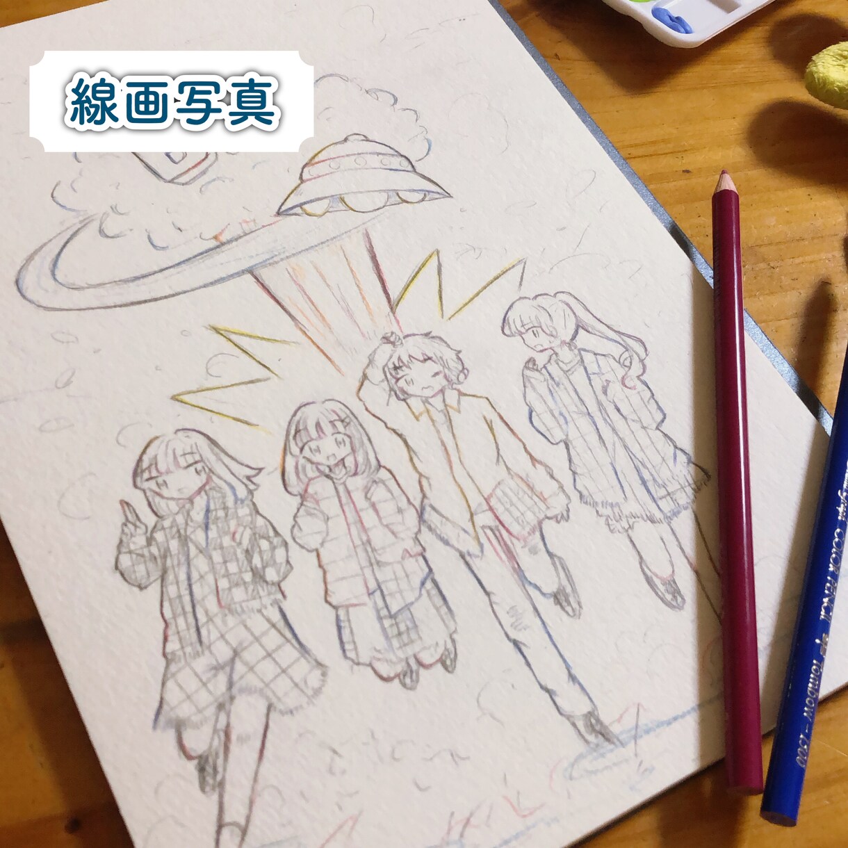 SNSアイコンイラスト アナログでお描きします 透明水彩で鮮やかで温かみを感じられるあなただけのアイコンを！ イメージ3
