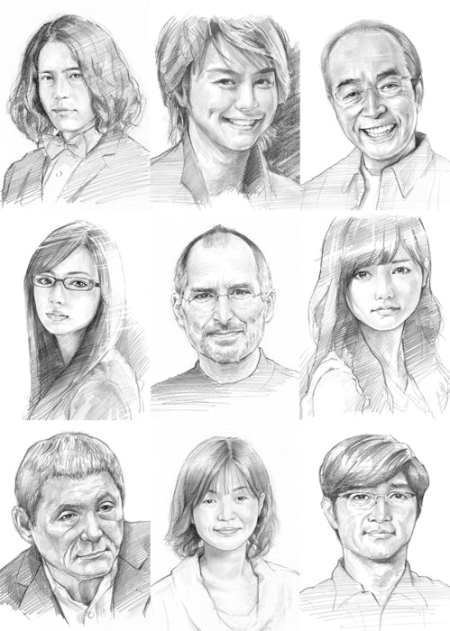似顔絵作成 お写真から鉛筆で似顔絵作成致します スケッチ風鉛筆画タイプ・リアルな似顔絵が希望の方に・ペット可 イメージ4