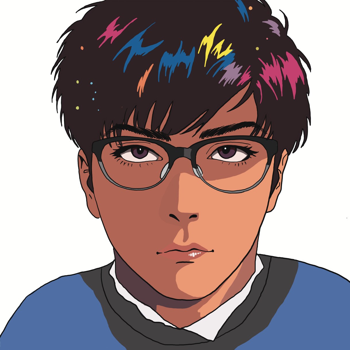 写真を元に似顔絵を描きます プレゼント･アイコン用にオススメです！ イメージ3