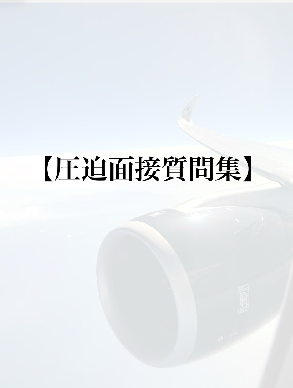 CA姉妹が作るエアライン面接対策教えます 圧迫面接の質問と回答例を100問、面接官の意図解説対策資料！ イメージ1