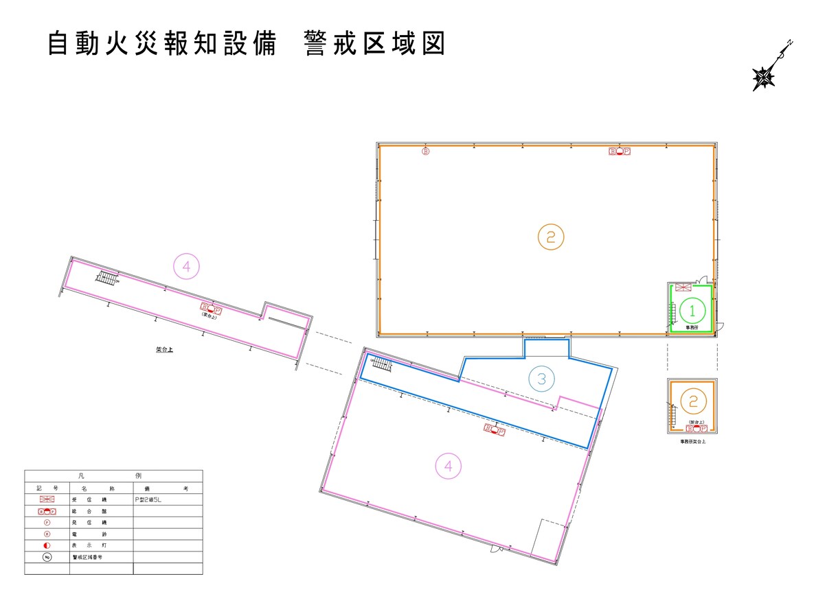 消防設備設計／トレース／拾い出しいたします 自火報/消火器/消火栓/SP/誘導灯何でもご相談下さい イメージ3
