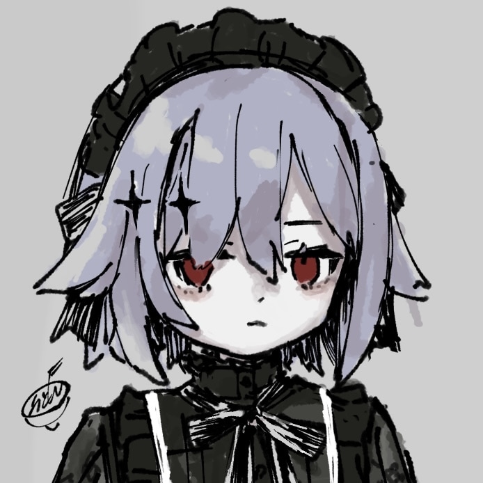 ちょっと暗めの病みかわアイコン描きます ダークでカワイイ世界観をあなたに イメージ1
