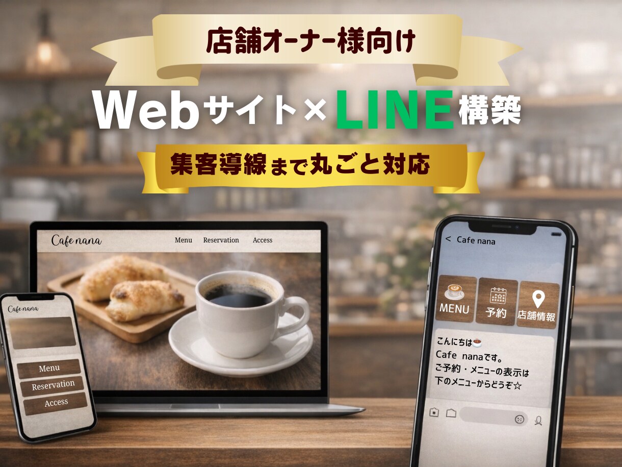 Web×LINE集客を構築します WebからLINEへ、集客の流れを整えます イメージ1