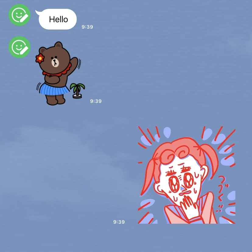 思わず笑える、シュールでポップなスタンプ作ります シュールでポップなキャラクターを求めてる方に作成いたします！ イメージ10