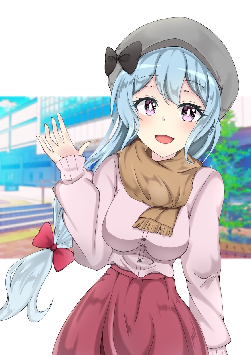 可愛い女の子のイラスト描きます 小説の表紙などのイラスト描きます！ イメージ7