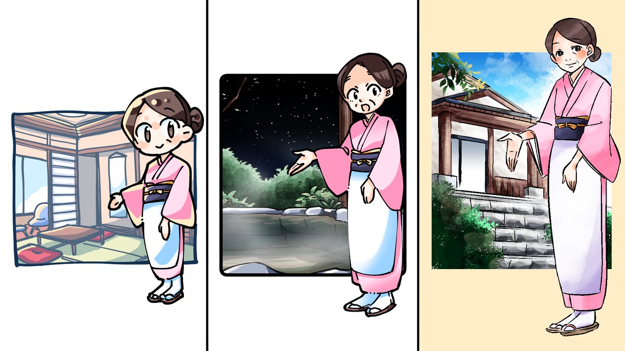 商用利用OK！かわいい絵柄の広告漫画を描きます パンフレットや広告等に！幅広い年代の方に好かれる絵柄です。 イメージ5