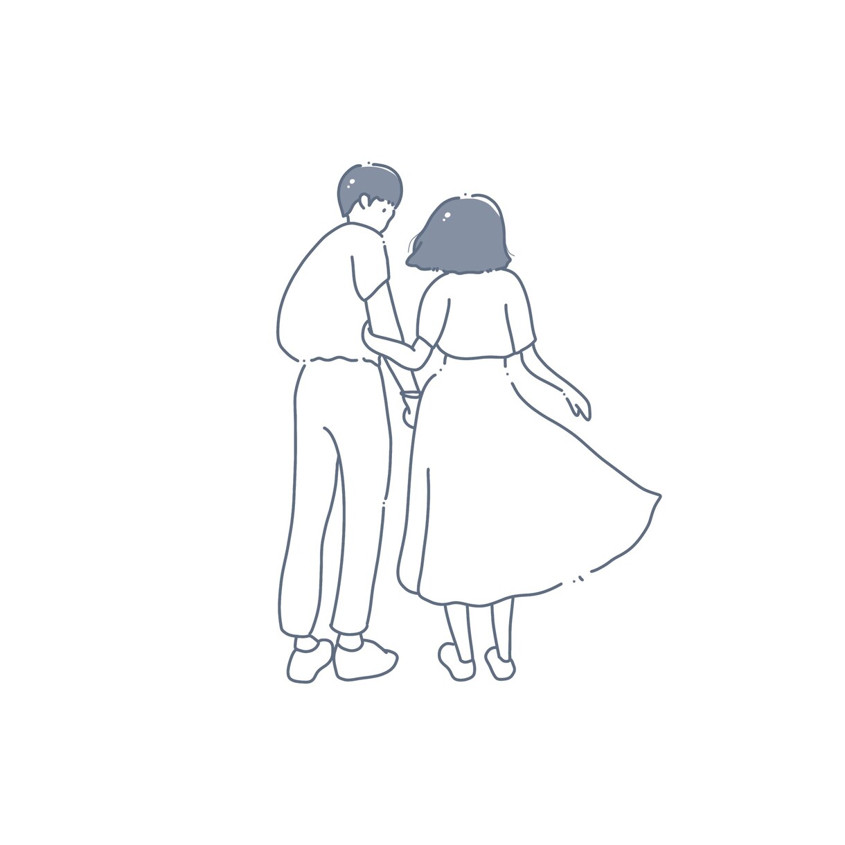シンプルでかわいいイラスト描きます ふんわりイメージの線画や似顔絵のイラストを使ってみませんか？ イメージ3