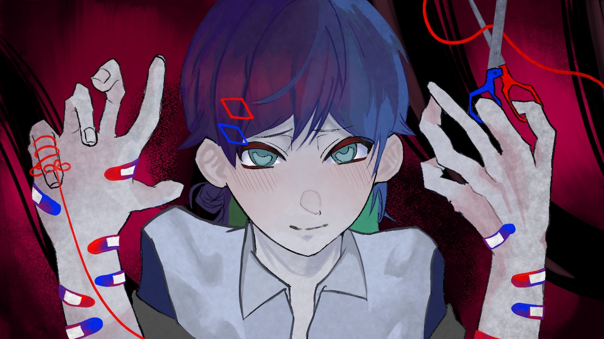 活動者の方々に向けた動画内イラストなど届けます 表情差分、著作権譲渡、目に止まるイラストお描きします イメージ1
