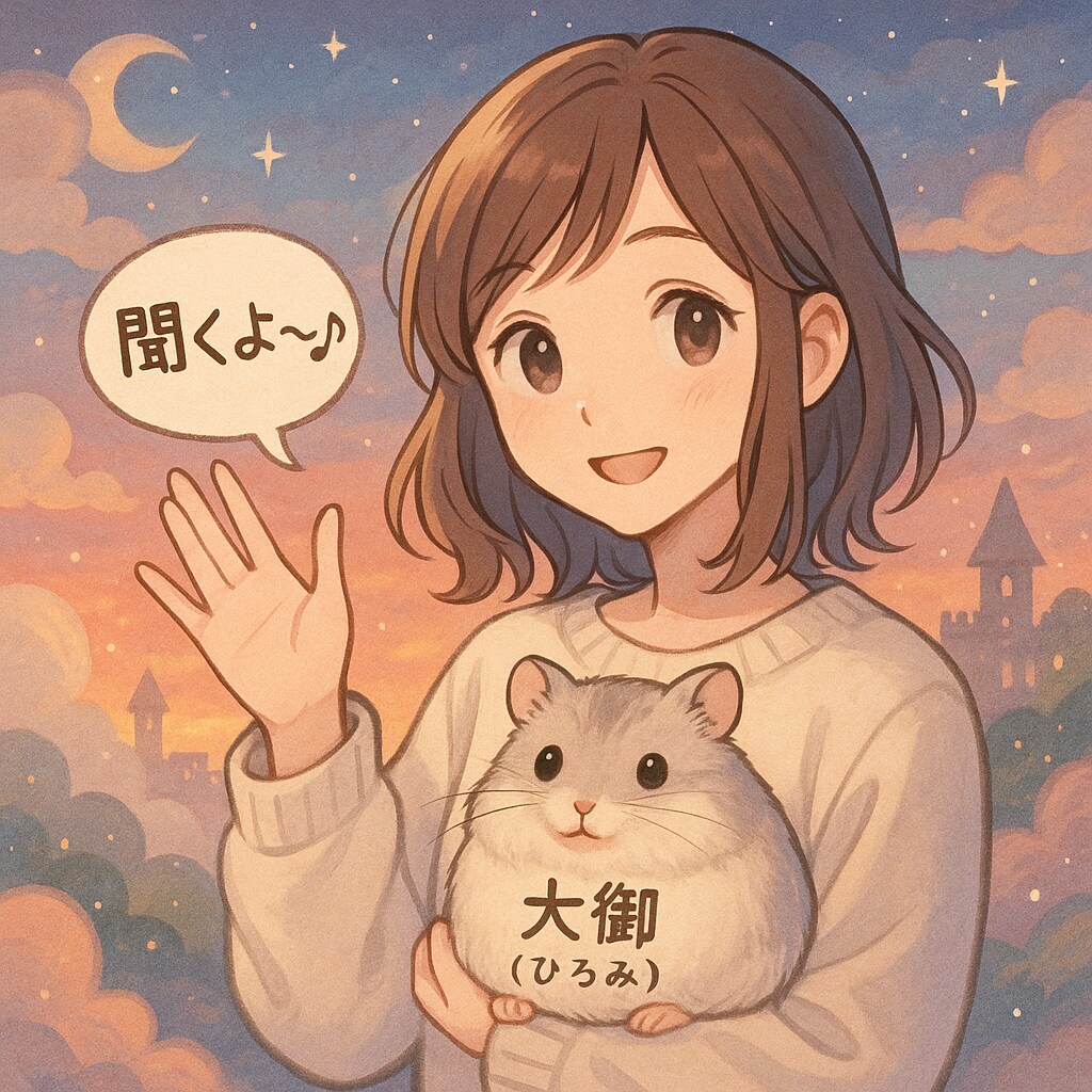 話し相手&愚痴聞きます 明日を楽しくするために寝る前に笑いましょー( ´∀`) イメージ1