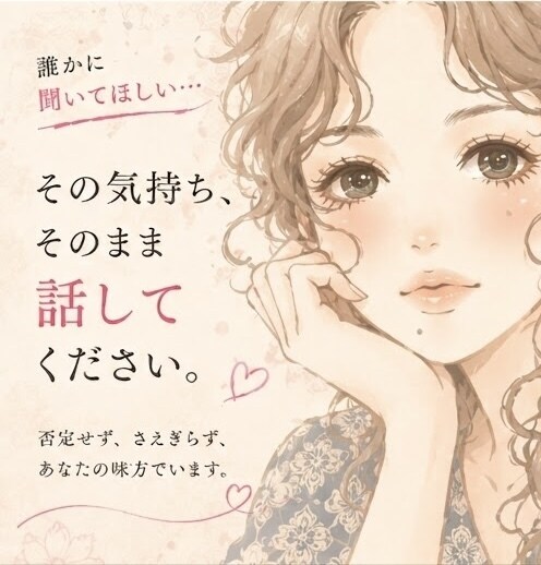 今すぐ話したい｜人に言えない話も電話で聞きます 秘密にしたい話し、愚痴、淋しい時、安心して話せる場所です イメージ3