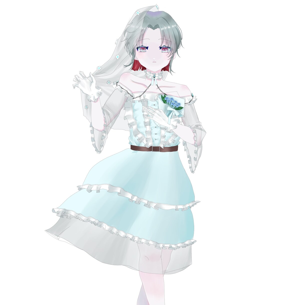 可愛い絵からかっこいい絵までなんでも描きます ミニキャラ、立ち絵、1枚絵、アイコン、MV、ジャケット イメージ6