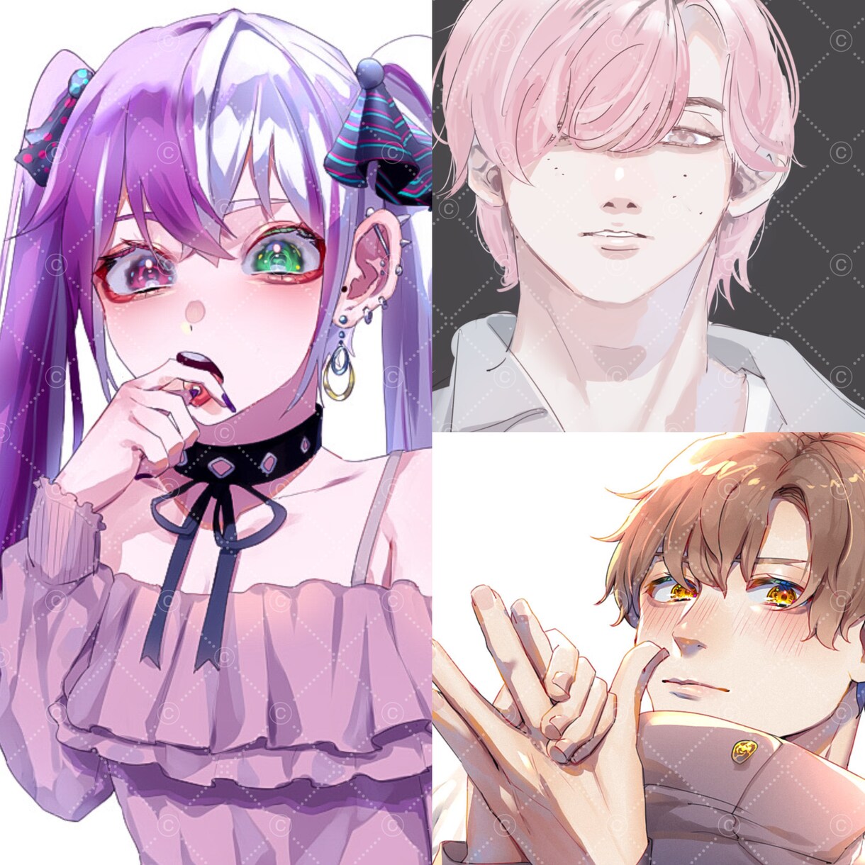 透明感ある可愛いイラストを制作いたします リアル、アニメ調などテイストも変更できます！ イメージ3