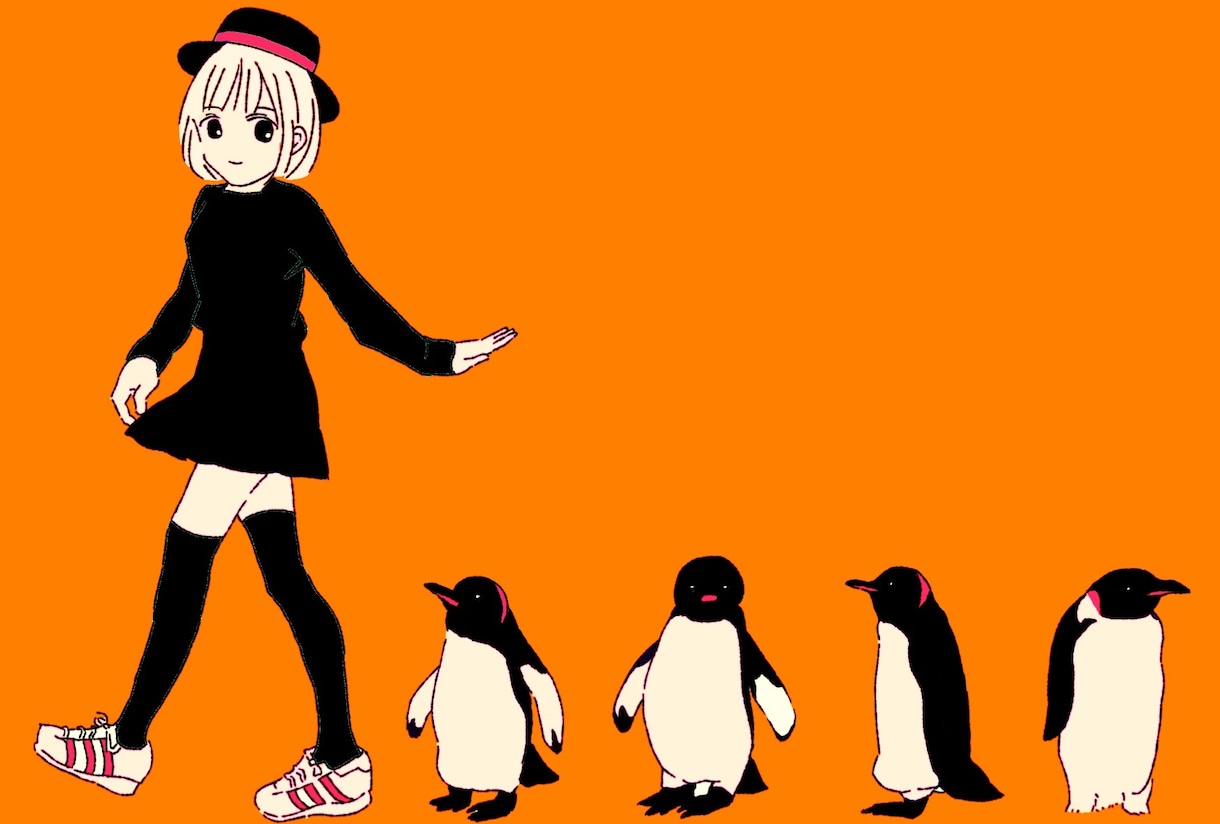 可愛い女の子、キャラクターの一枚絵を作成致します ☆かわいいキャラクターをあなたのリクエスト通りに描きます イメージ8