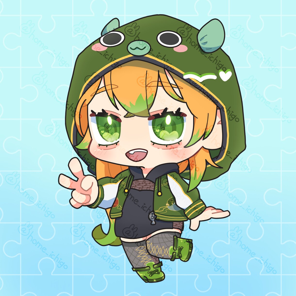 可愛いキラキラしたミニキャラ描きます 配信活動者向けです！ファンへキラキラしたサービスいかがですか イメージ2