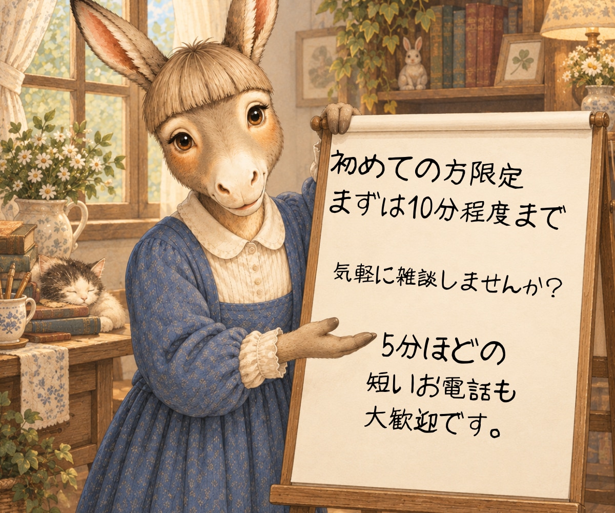 初回様限定！！　初めての方と気軽に雑談します まずは短時間からお声をきかせてくださいねっ イメージ1