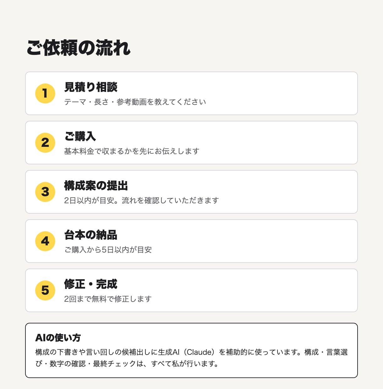 動画編集者がYouTube台本を書きます 構成案・テロップ／画面指示・タイトル案まで込み イメージ6