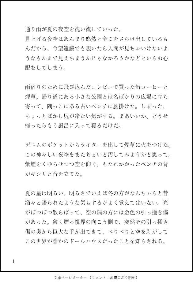 3000字程度でお話書きます オリジナル、NL、BL、GL問わず短編小説をお書きします！ イメージ1