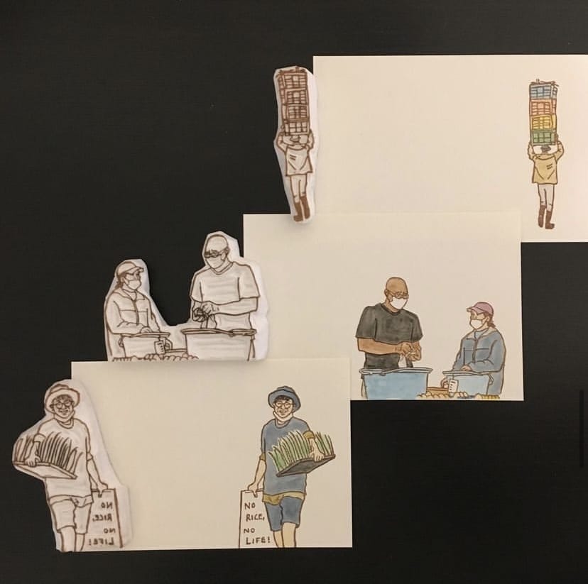 似顔絵消しゴムはんこ彫ります 世界にひとつの消しゴムはんこ◎ イメージ5