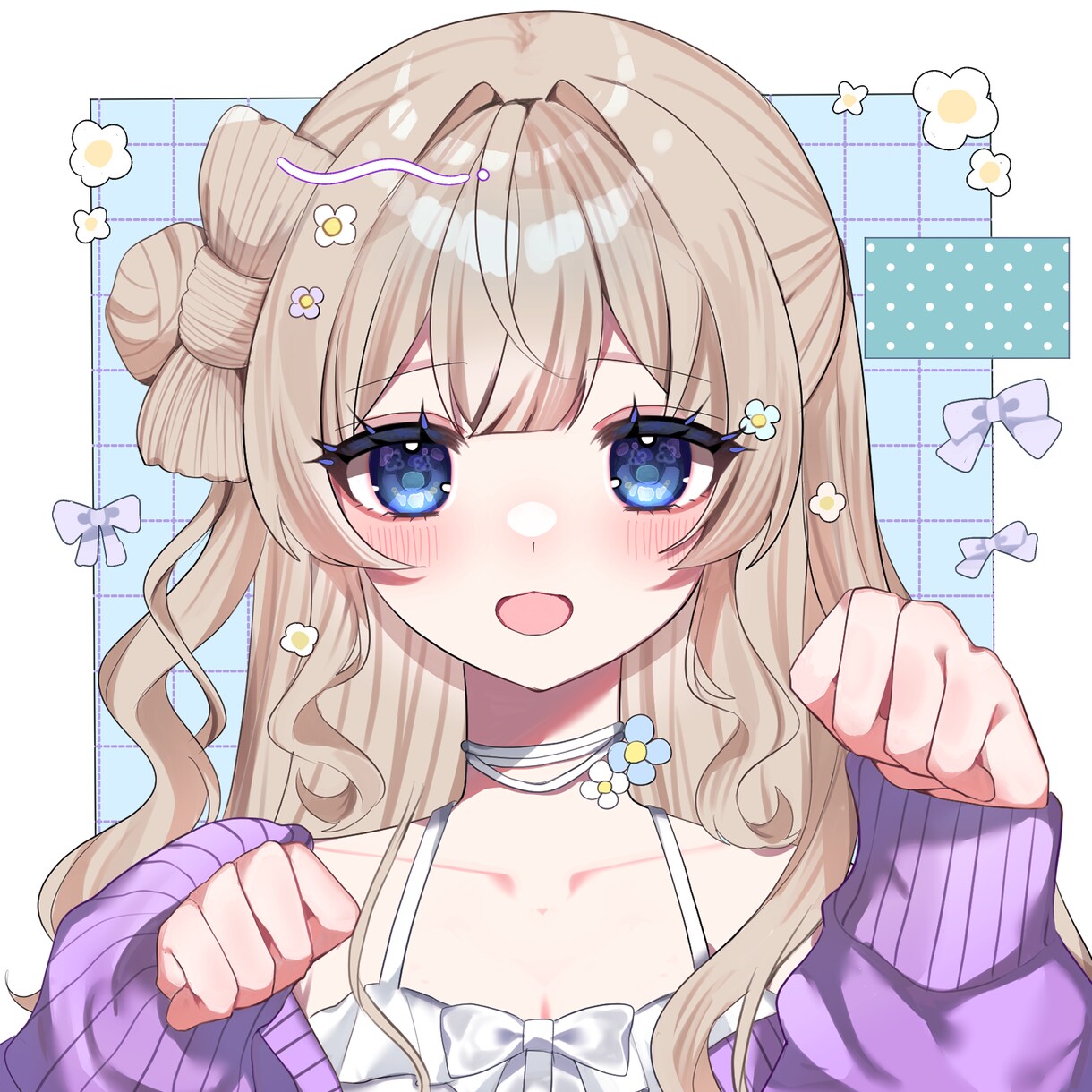 うる艶なかわいい女の子を描きます 透明感のあるうる艶なイラストを是非お任せ下さい！ イメージ1