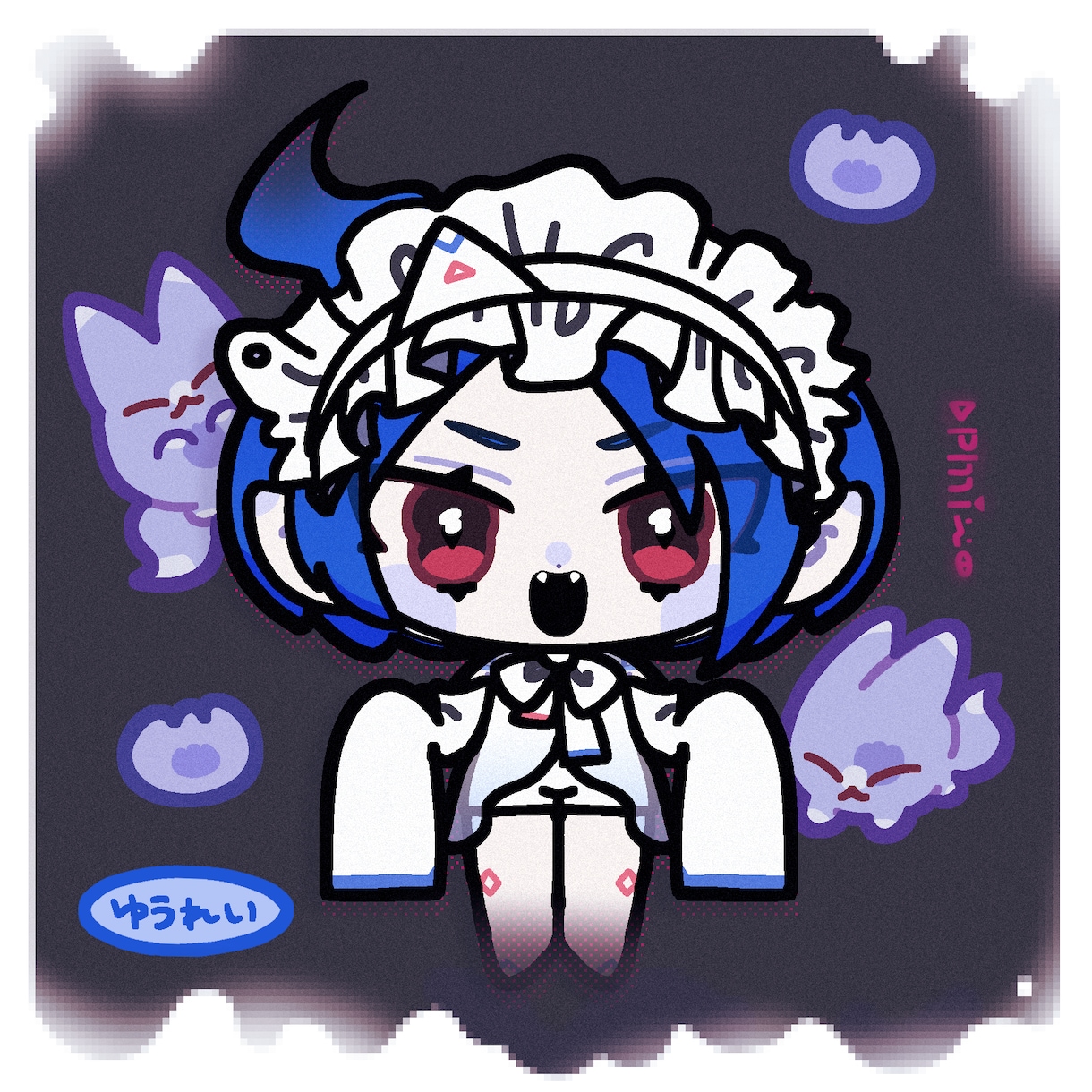 商用利用可！ミニキャライラストを描きます 納期早め対応可！ポップで個性的、グッズやサムネにも！ イメージ2
