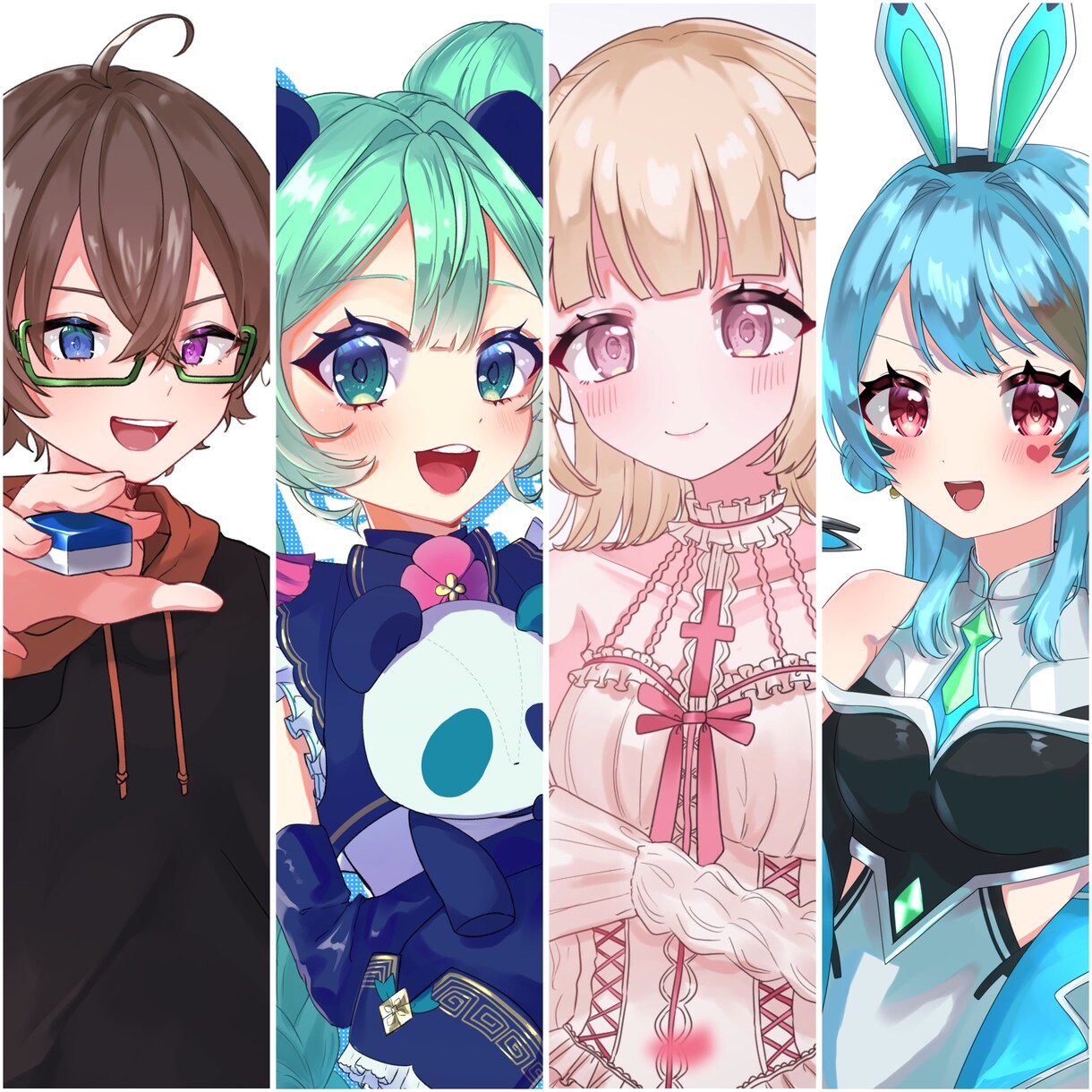 VTuber･Vライバー用立ち絵制作します サムネイルに！記念配信に！使いやすくてカワイイ♡ イメージ3