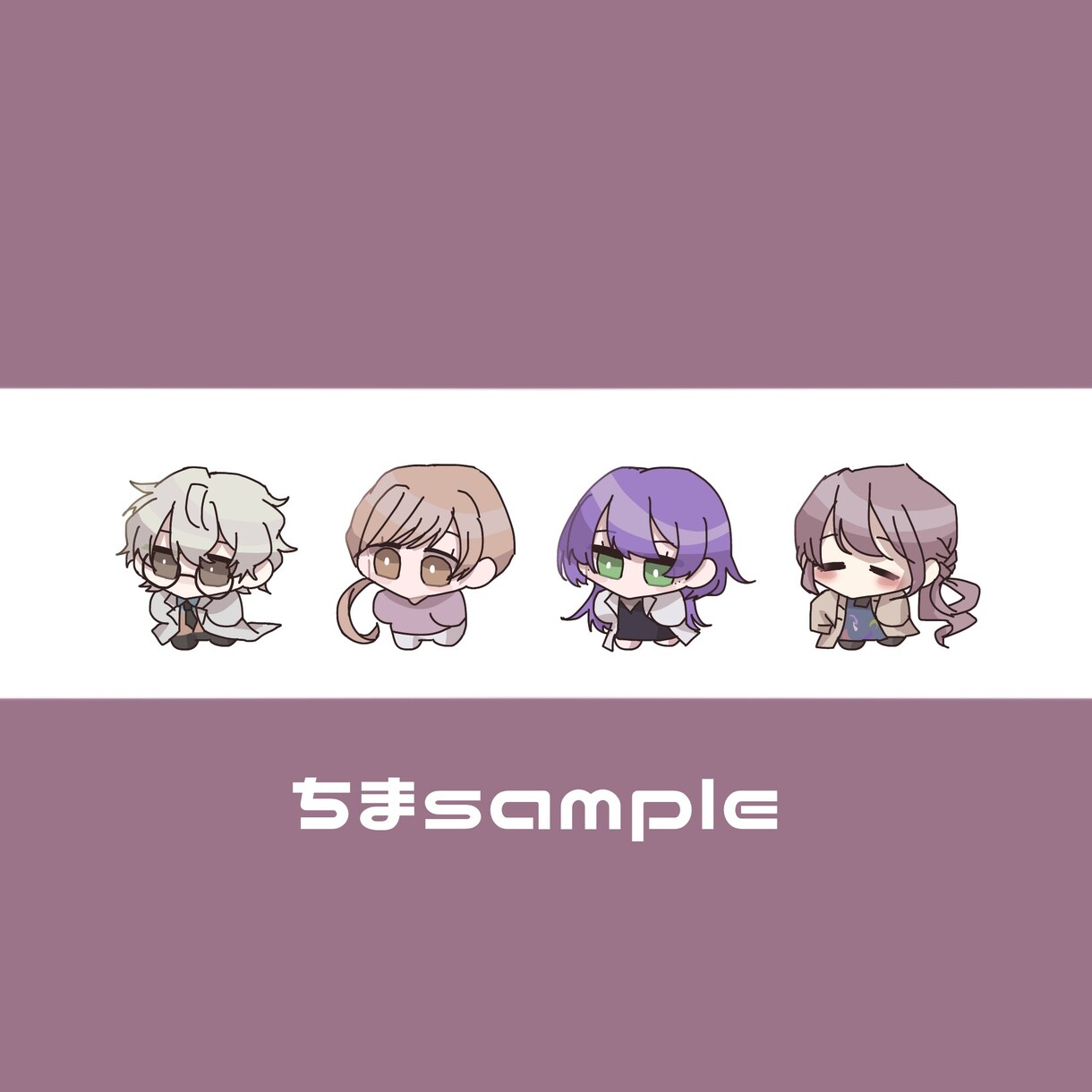 立ち絵アイコン一枚絵、なんでも描きます シュッとした絵柄で彩度の高めのイラストを描きます⚑︎⚐︎ イメージ6