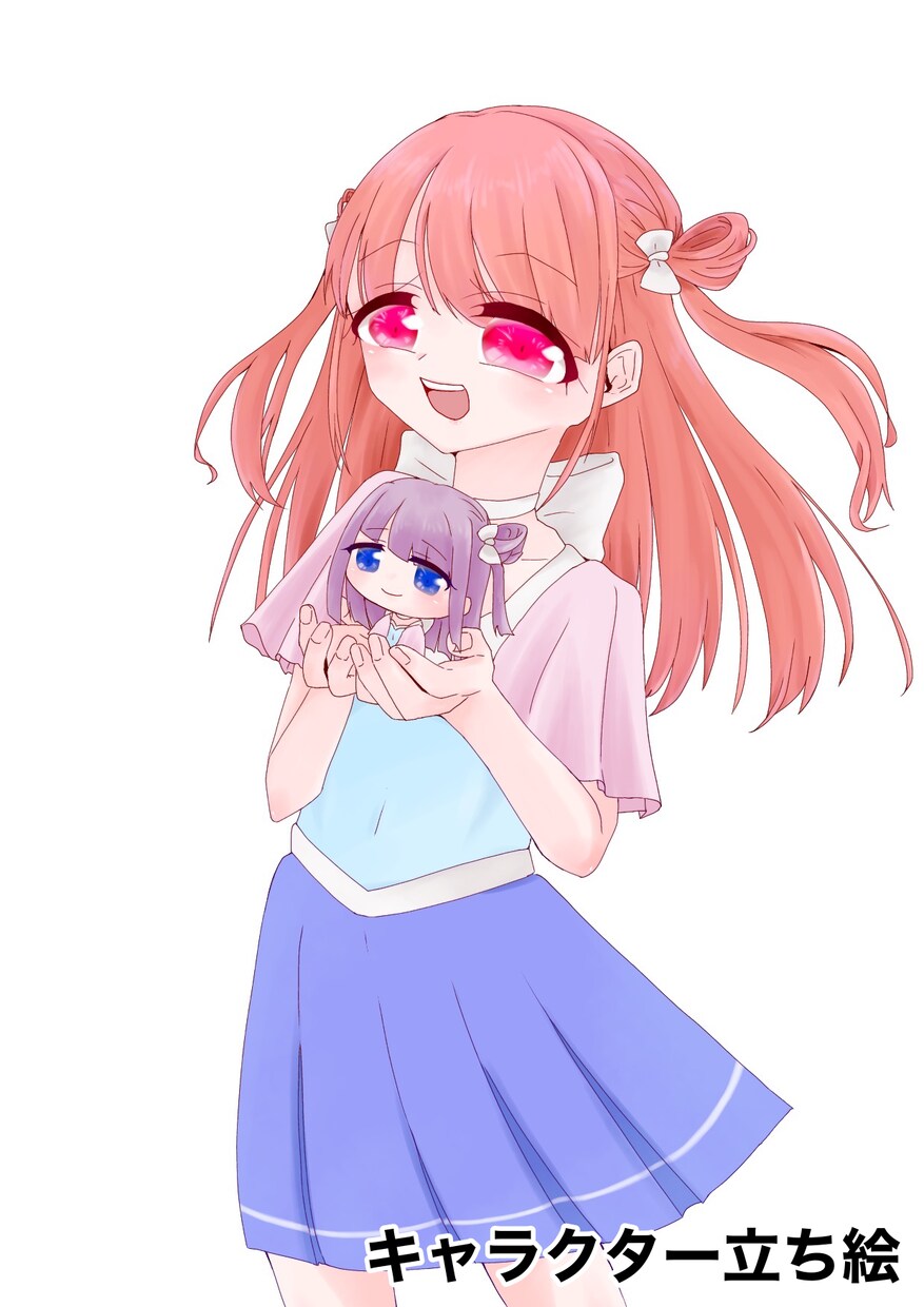 いらすとをかきます キラキラした女の子を主に描きます イメージ9