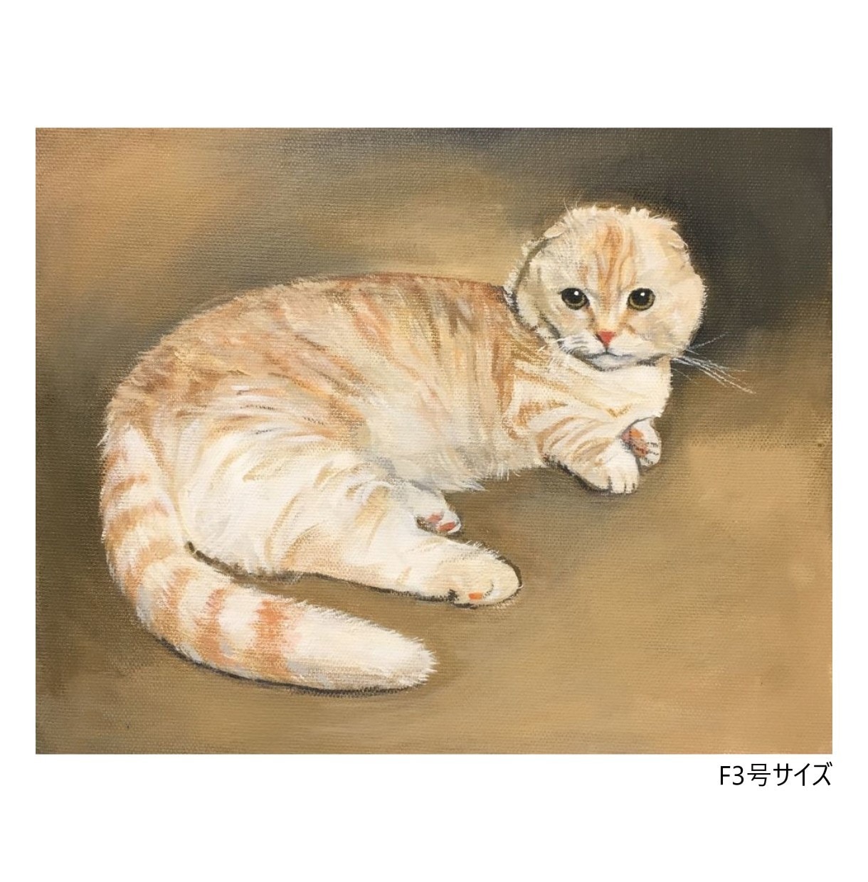 リアルなペットの油絵を制作します キャンバスに描く本格的な絵画をご提供 イメージ3