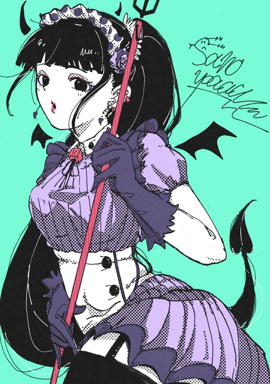 ポップでかわいい人物イラスト制作します グッズ、挿絵、アイコンなどに使えるイラストをご提供いたします イメージ3